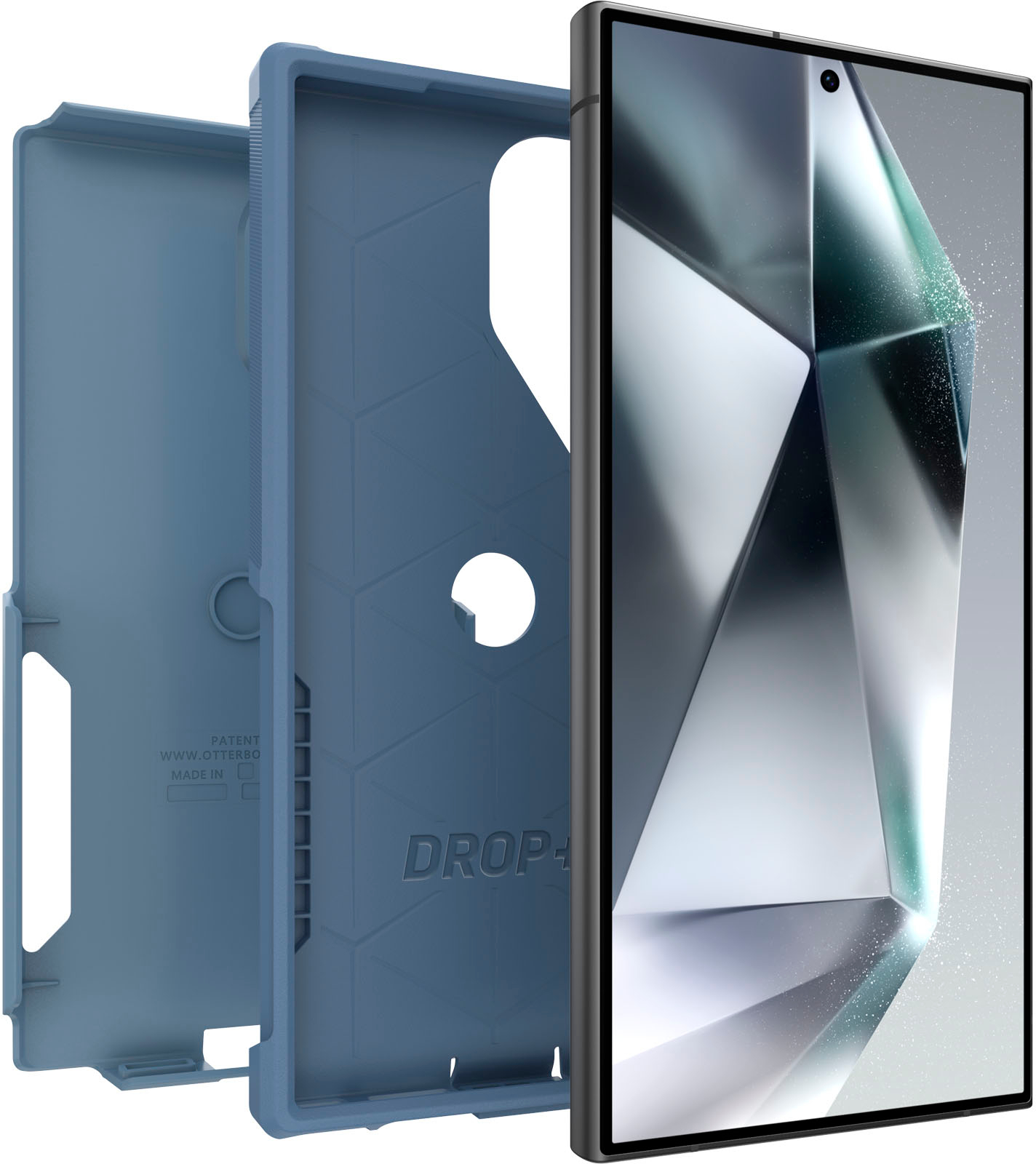 OtterBox - Commuter Case for Samsung Galaxy S24 Ultra - Crisp Denim