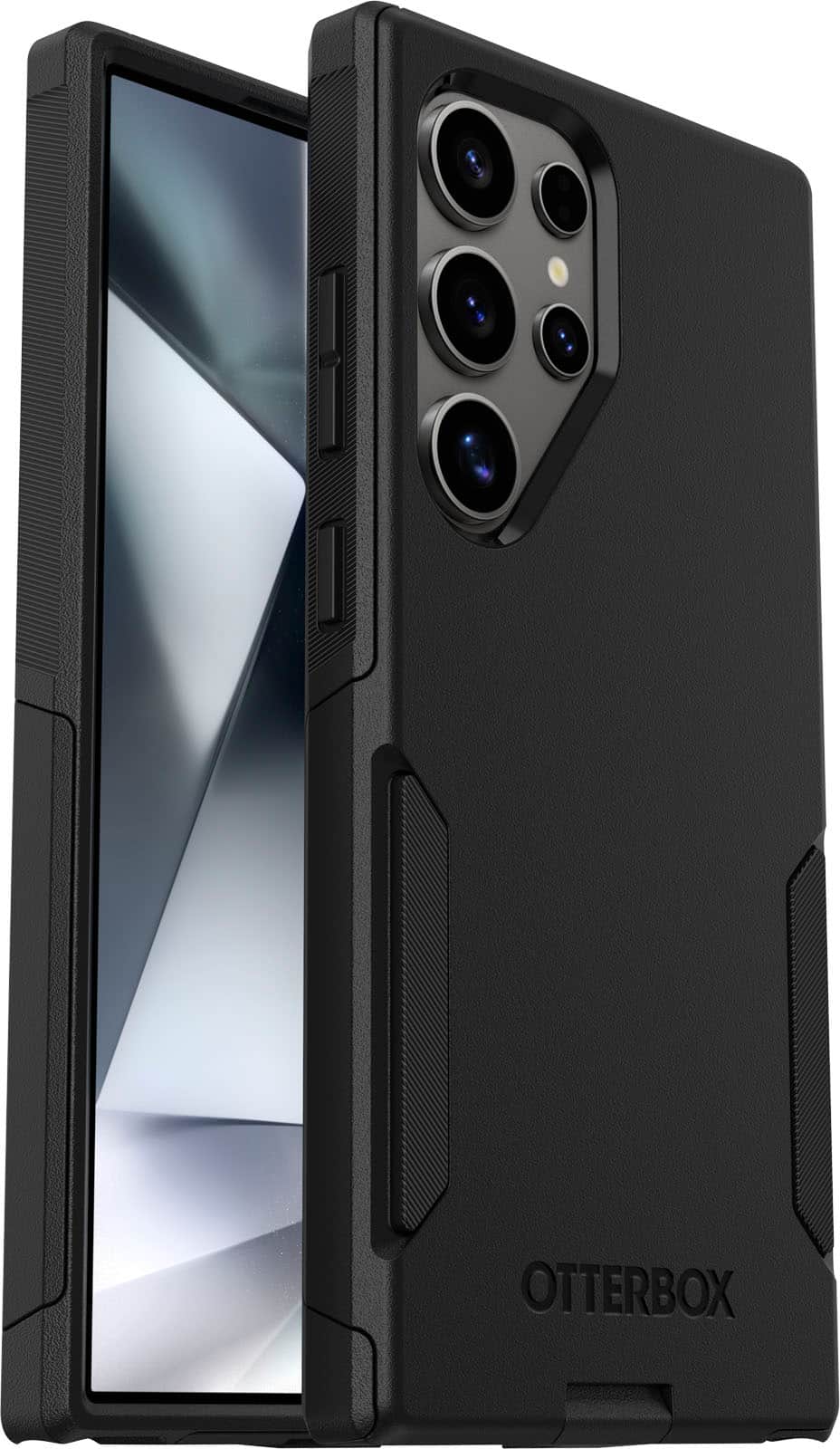 Alt View 1. OtterBox - Commuter Series Hard Shell for Samsung Galaxy S24 Ultra - Black.