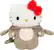 Angle. NECA - Sanrio 13” Medium Plush – Hello Kitty Chinese Zodiac “Monkey”.