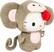 Alt View 13. NECA - Sanrio 13” Medium Plush – Hello Kitty Chinese Zodiac “Monkey”.