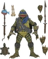 NECA - Universal Monsters/Teenage Mutant Ninja Turtles 7” Scale Action Figure - Leonardo as Creature from the Black Lagoon - Front_Zoom