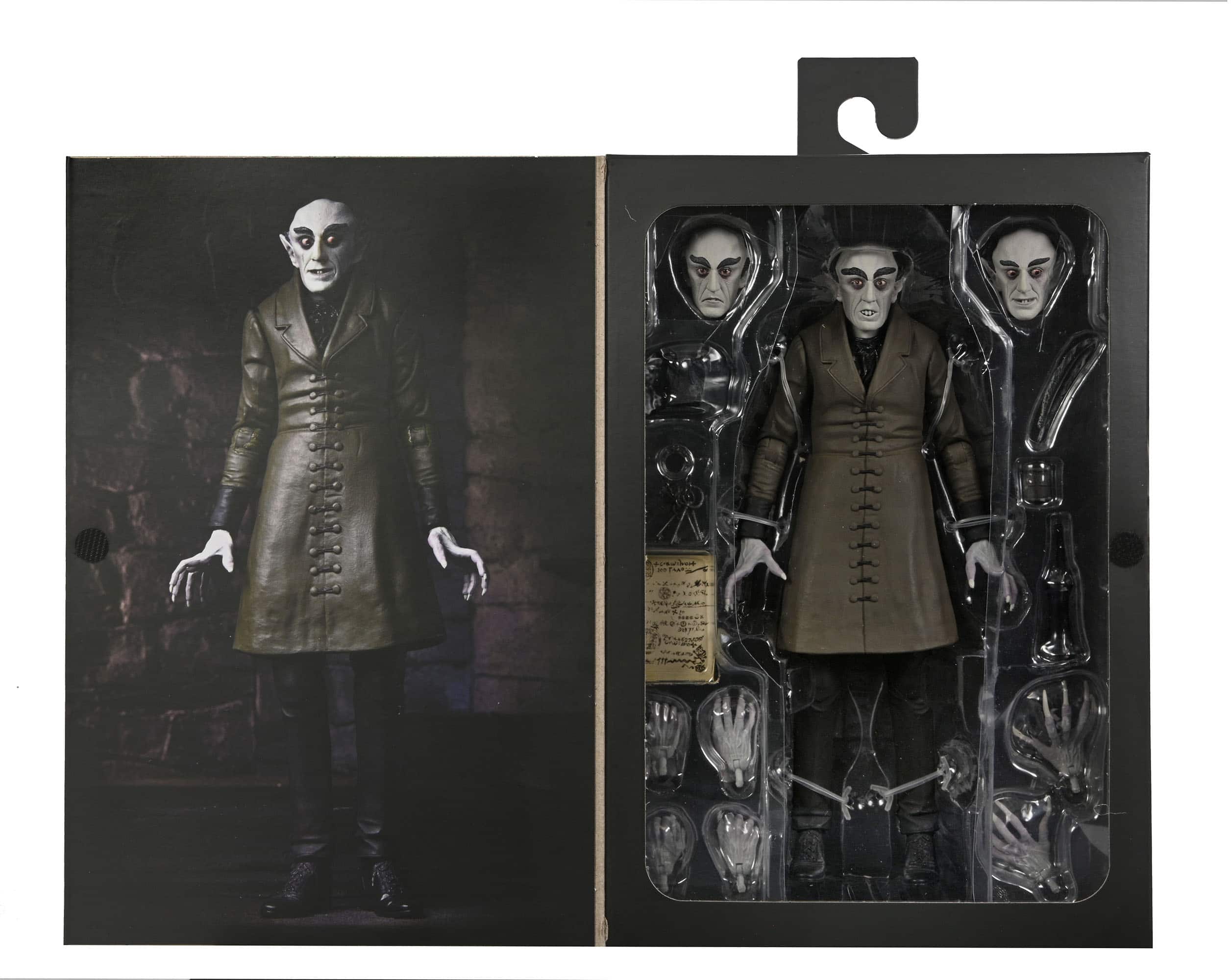 Angle. NECA - Nosferatu 7” Scale Action Figure -Ultimate Count Orlok.