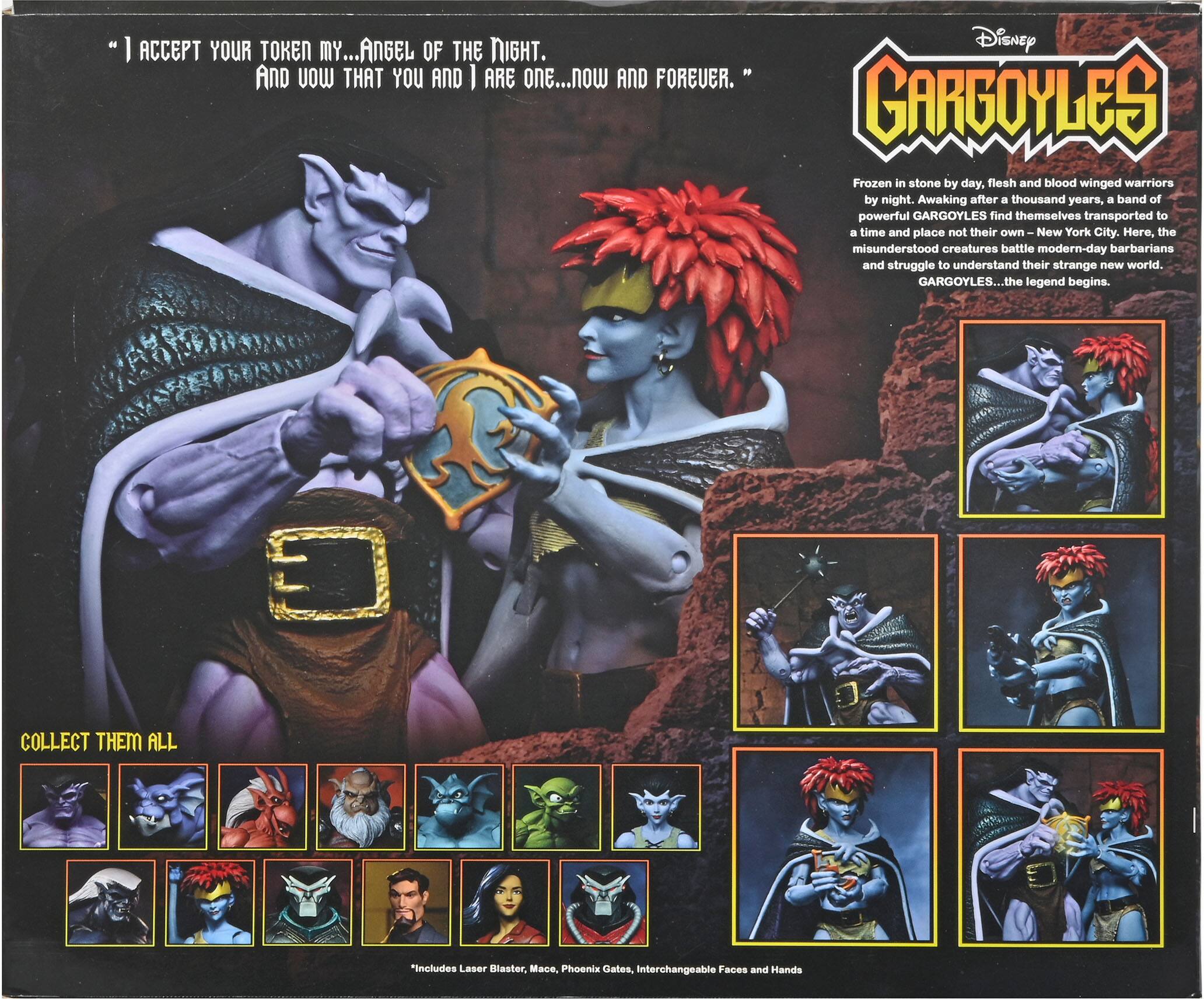 Alt View 11. NECA - Gargoyles 7" Vows Ultimate Action Figures - Goliath & Demona.