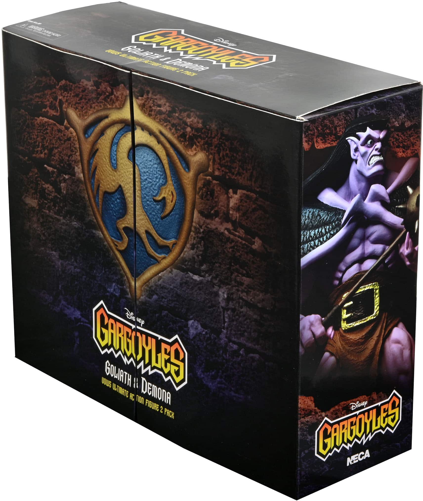 Alt View 12. NECA - Gargoyles 7" Vows Ultimate Action Figures - Goliath & Demona.