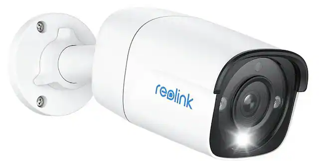 Front. Reolink - Reolink NVC-B12M 12MP Add-On Outdoor Network Bullet Camera with Night Vision - White.