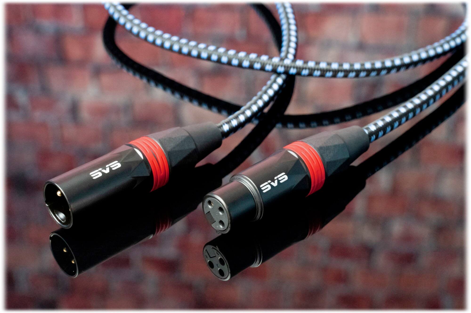 Alt View 13. SVS - SoundPath 3.28' Balanced XLR Audio Cable (2-Pack) - Blue/Black.