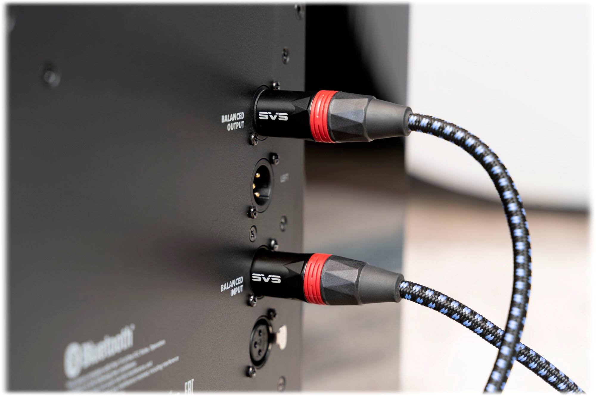 Alt View 14. SVS - SoundPath 3.28' Balanced XLR Audio Cable (2-Pack) - Blue/Black.