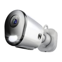 Night Owl - Wi-Fi IP Plug In 2K HD Deterrence Camera with 2-Way Audio and Audio Alerts and Siren - White - Front_Zoom