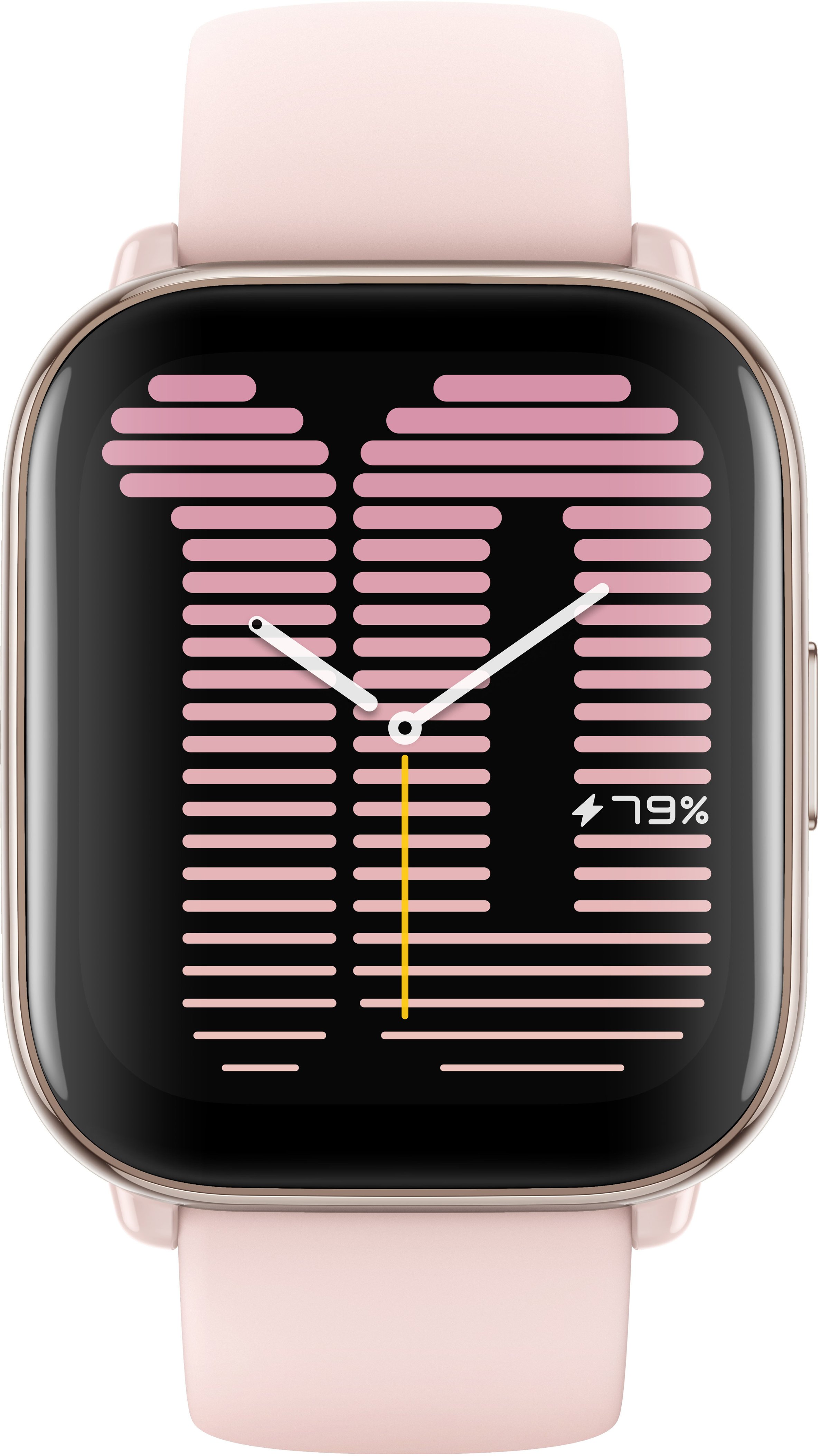 Angle View: Amazfit - Active Smartwatch 35.9mm Aluminum Alloy - Pink