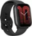 Left. Amazfit - Active Smartwatch 35.9mm Aluminum Alloy - Black.