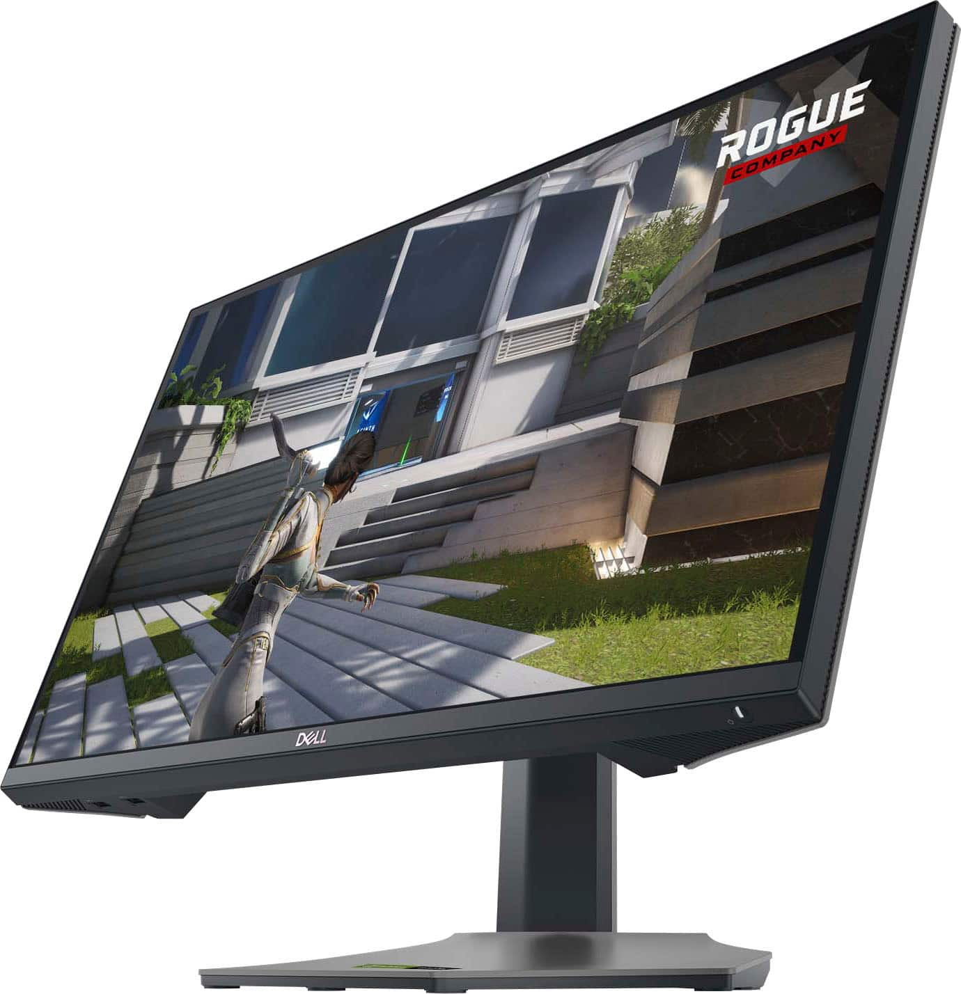 Angle View: Samsung - Odyssey G3 27" LED FreeSync Premium 165Hz 1ms Gaming Monitor (DisplayPort, HDMI) - Black