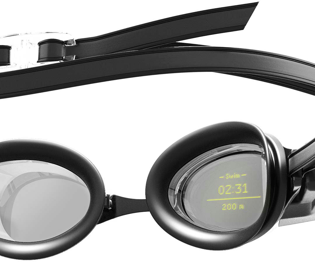 FORM Smart Swim Goggles Black FSG200-SG-BK - Best Buy
