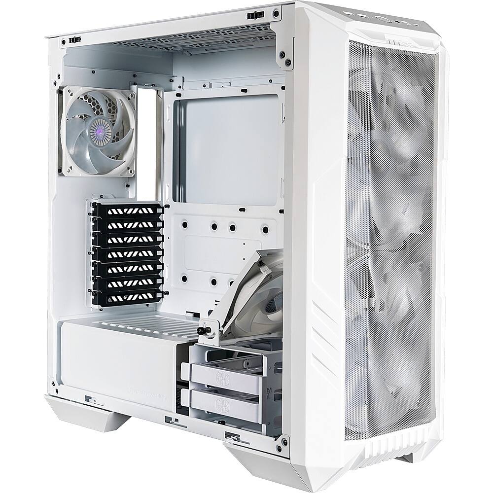 Alt View 16. Cooler Master - HAF ATX/Micro ATX/ITX/SSI CEB/EATX Mid-tower Case - White.