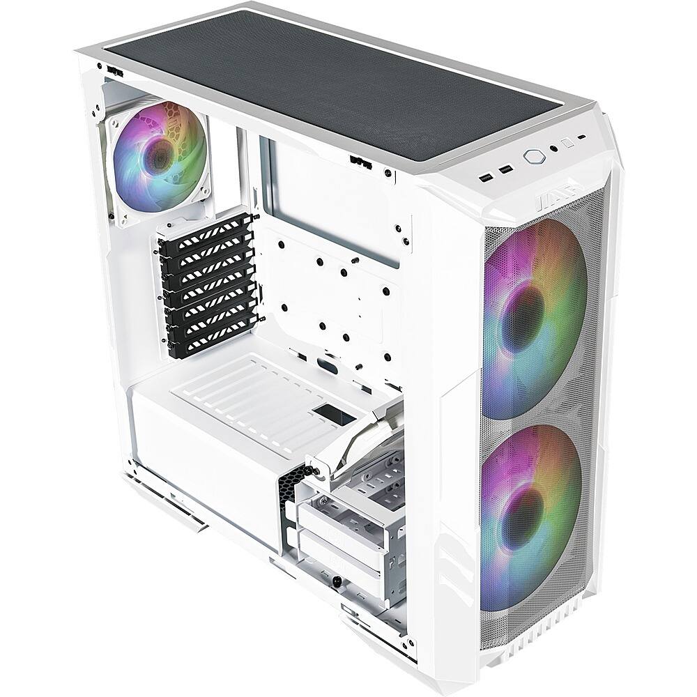 Alt View 17. Cooler Master - HAF ATX/Micro ATX/ITX/SSI CEB/EATX Mid-tower Case - White.