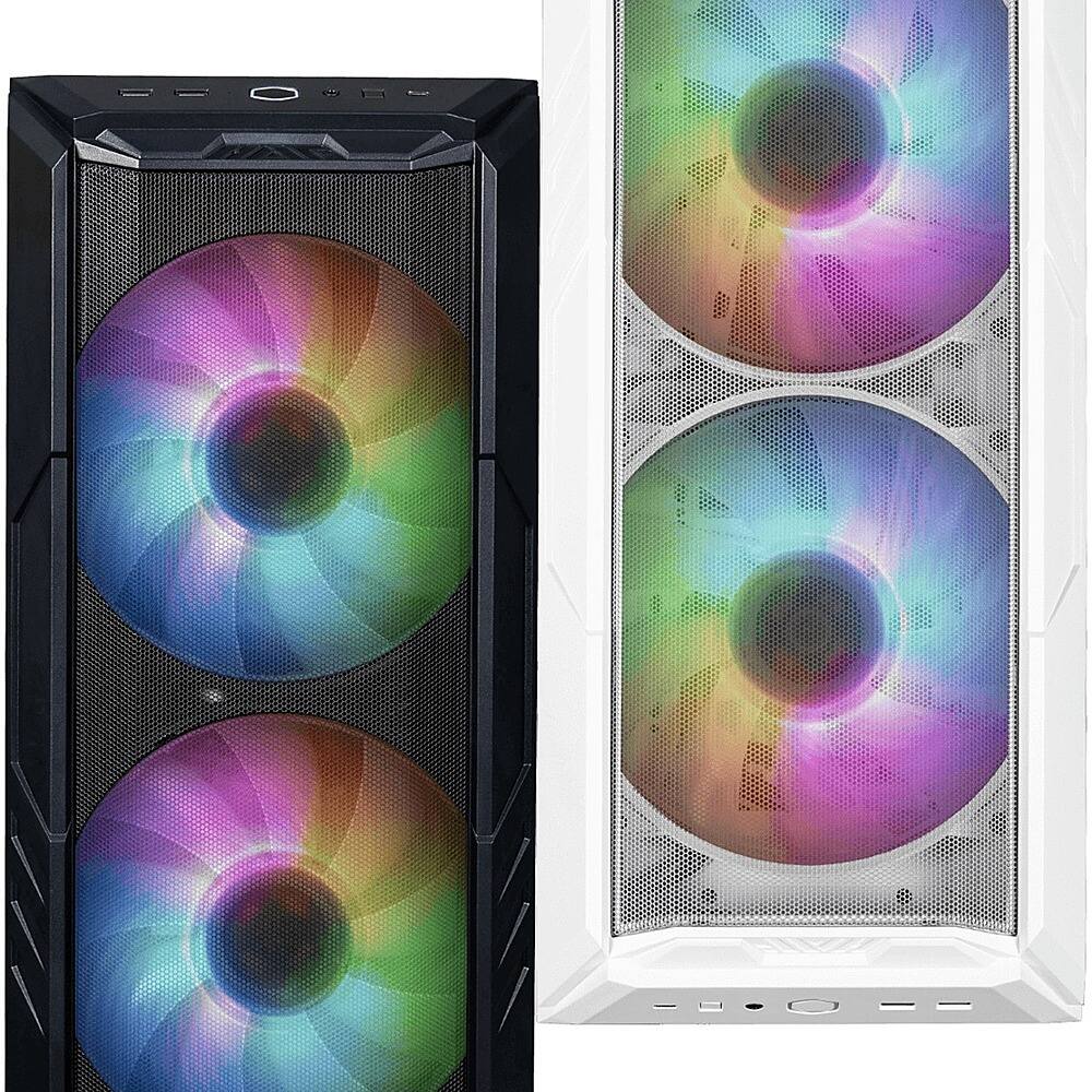 Alt View 24. Cooler Master - HAF ATX/Micro ATX/ITX/SSI CEB/EATX Mid-tower Case - White.