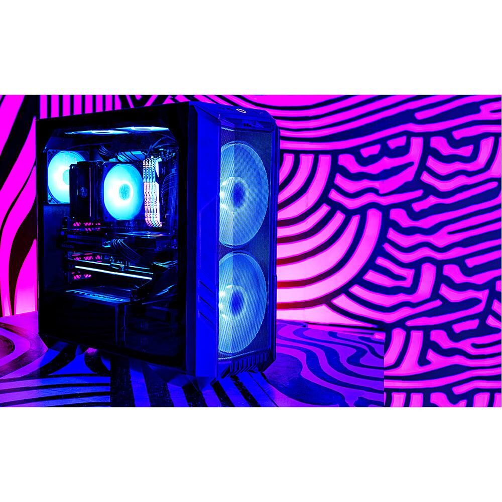 Alt View 40. Cooler Master - HAF ATX/Micro ATX/ITX/SSI CEB/EATX Mid-tower Case - White.