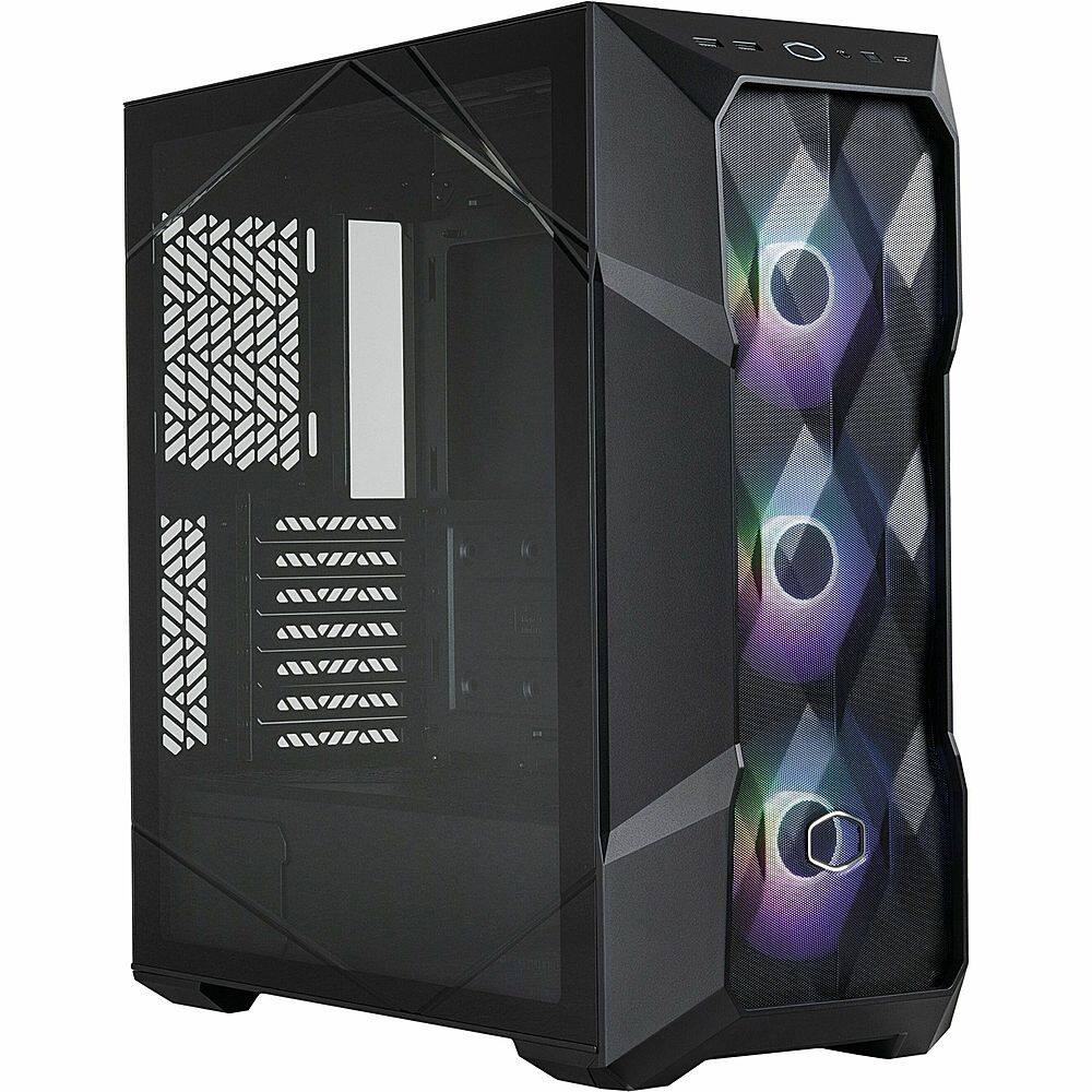 Alt View 16. Cooler Master - MasterBox TD500 Mini ITX/Micro ATX/ATX/SSI CEB/EATX Mid-tower Case - Black.
