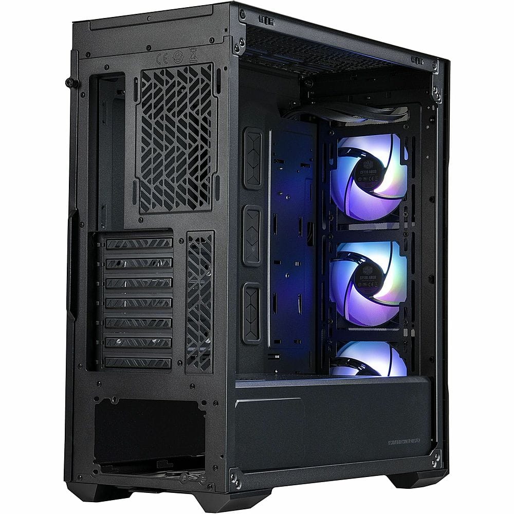 Alt View 17. Cooler Master - MasterBox TD500 Mini ITX/Micro ATX/ATX/SSI CEB/EATX Mid-tower Case - Black.