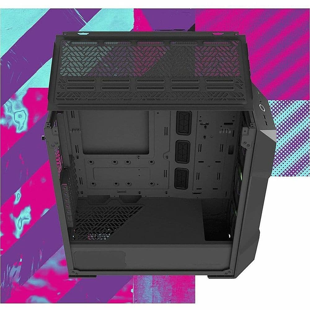 Alt View 23. Cooler Master - MasterBox TD500 Mini ITX/Micro ATX/ATX/SSI CEB/EATX Mid-tower Case - Black.