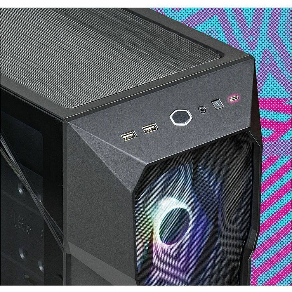 Alt View 24. Cooler Master - MasterBox TD500 Mini ITX/Micro ATX/ATX/SSI CEB/EATX Mid-tower Case - Black.
