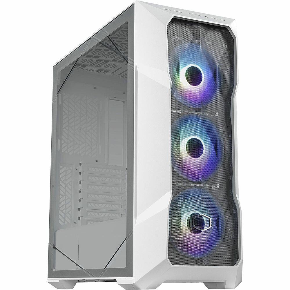Alt View 16. Cooler Master - MasterBox TD500 Mini ITX/Micro ATX/ATX/SSI CEB/EATX Mid-tower Case - White.