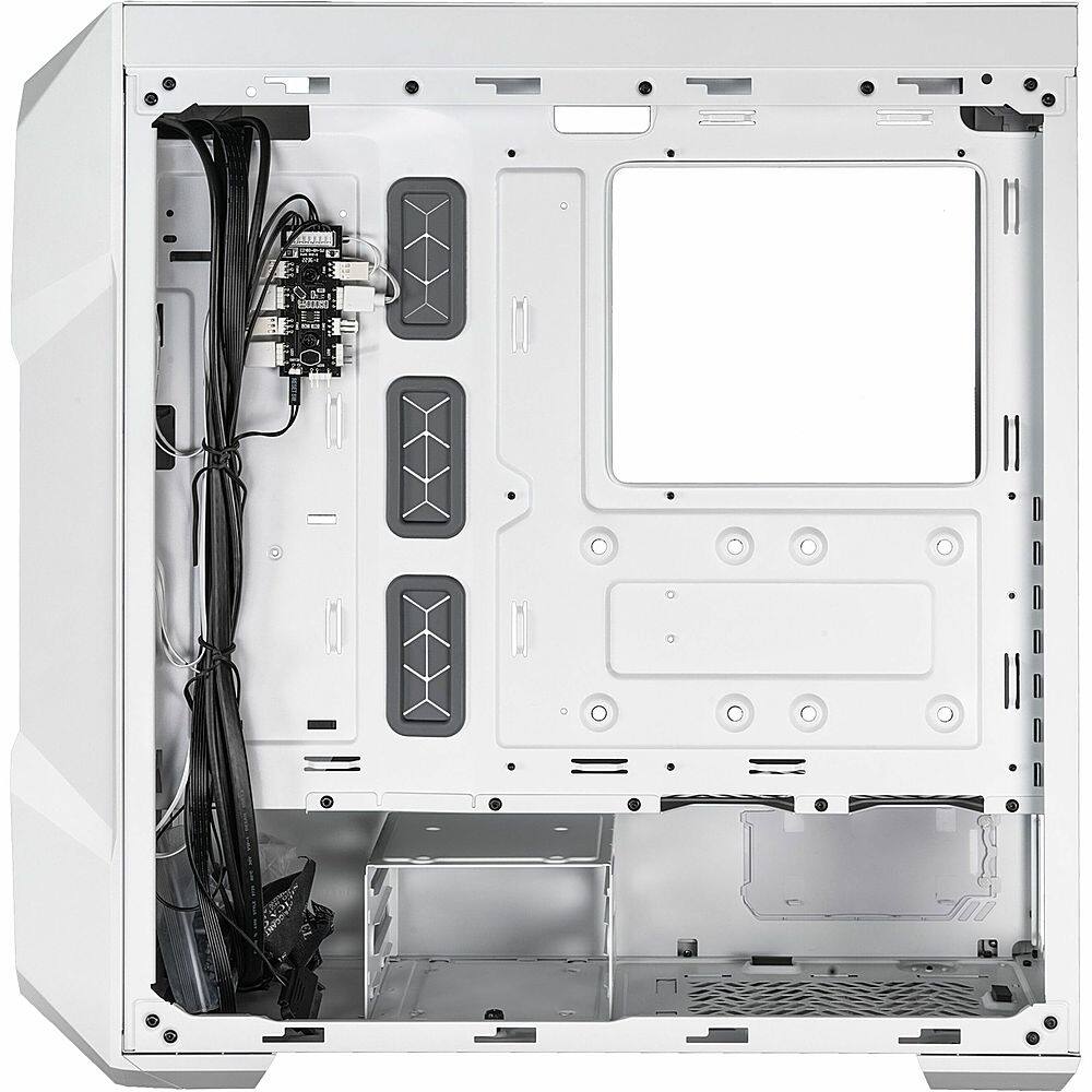 Alt View 18. Cooler Master - MasterBox TD500 Mini ITX/Micro ATX/ATX/SSI CEB/EATX Mid-tower Case - White.