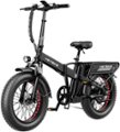 Angle. Heybike - Mars 2.0 Foldable E-bike w/ 45mi Max Operating Range & 28 mph Max Speed - Black.