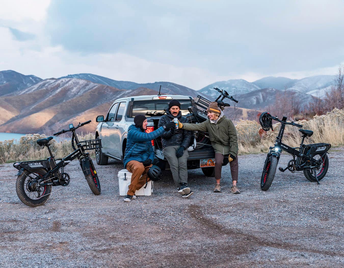 Alt View 16. Heybike - Mars 2.0 Foldable E-bike w/ 45mi Max Operating Range & 28 mph Max Speed - Black.