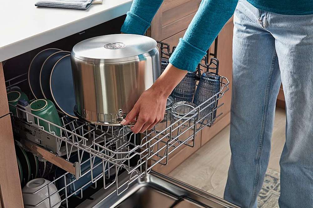 Alt View 17. Maytag - Top Control Built-In Hybrid Stainless Steel Tub Dishwasher with Heated Dry and 51 dBa - Stainless Steel.