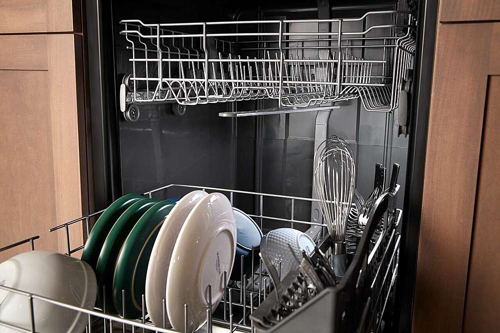 Alt View 18. Maytag - Top Control Built-In Hybrid Stainless Steel Tub Dishwasher with Heated Dry and 51 dBa - Stainless Steel.