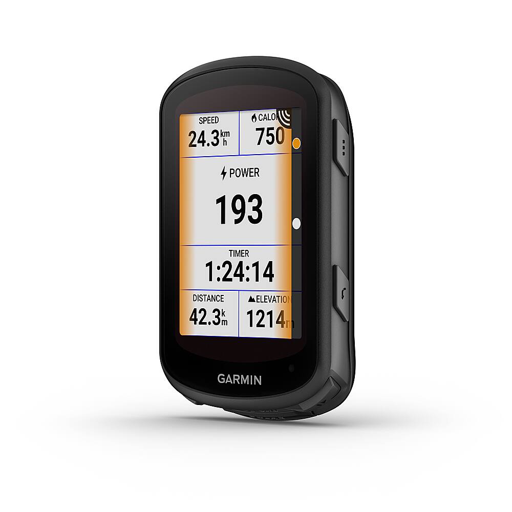Left. Garmin - Edge 540 Solar 2.6" GPS Bike Computer - Black.