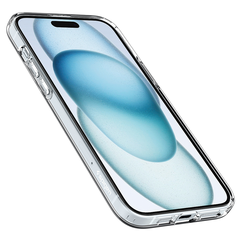 Spigen, . Funda SPIGEN Crystal Flex para iPhone 15  Transparente, TODOparaSMARTPHONES