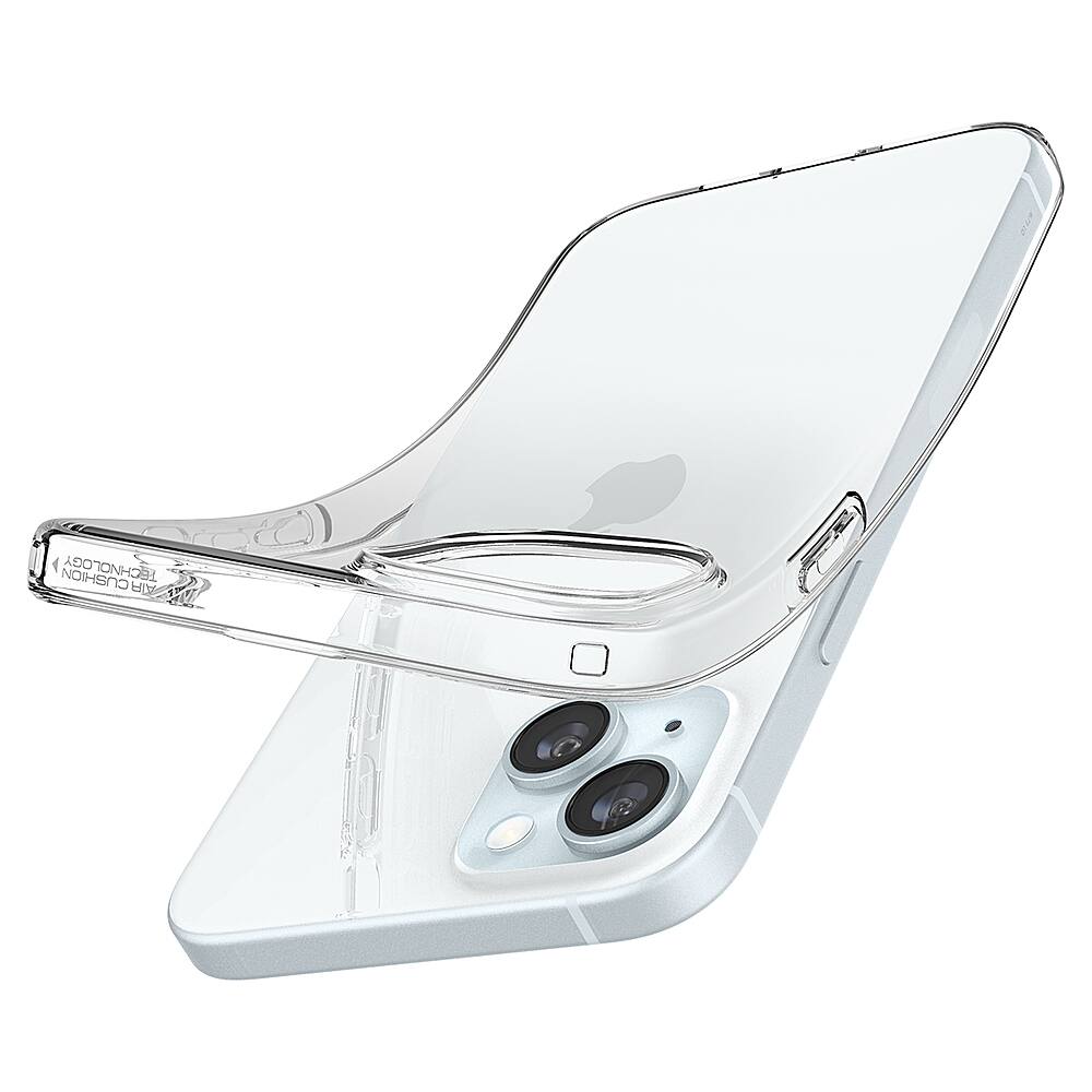Alt View 3. Spigen - Crystal Flex Case for Apple iPhone 15/14/13 - Crystal Clear.