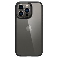 Spigen - Crystal Hybrid Case for Apple iPhone 13 Pro Max - Matte Black - Front_Zoom