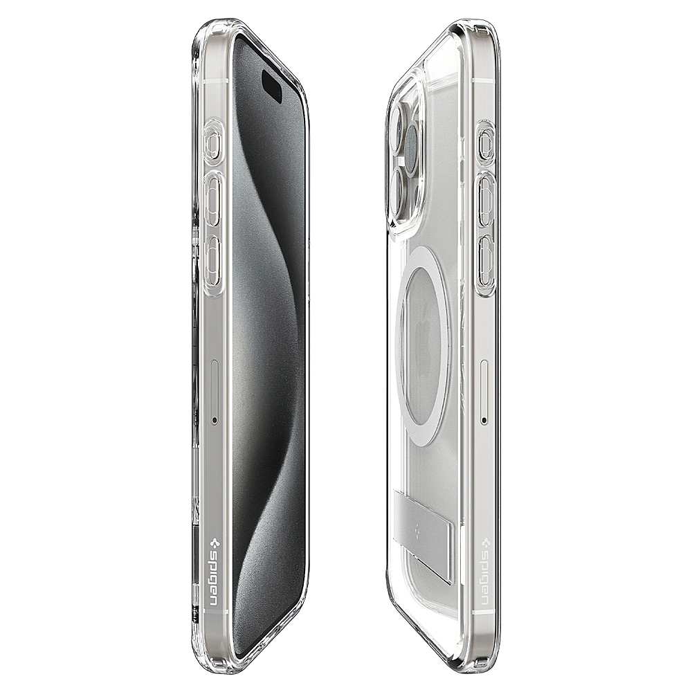 Spigen - Slim Armor Essential S Magsafe Case For Apple Iphone 15 Pro -  Crystal Clear ACS06477