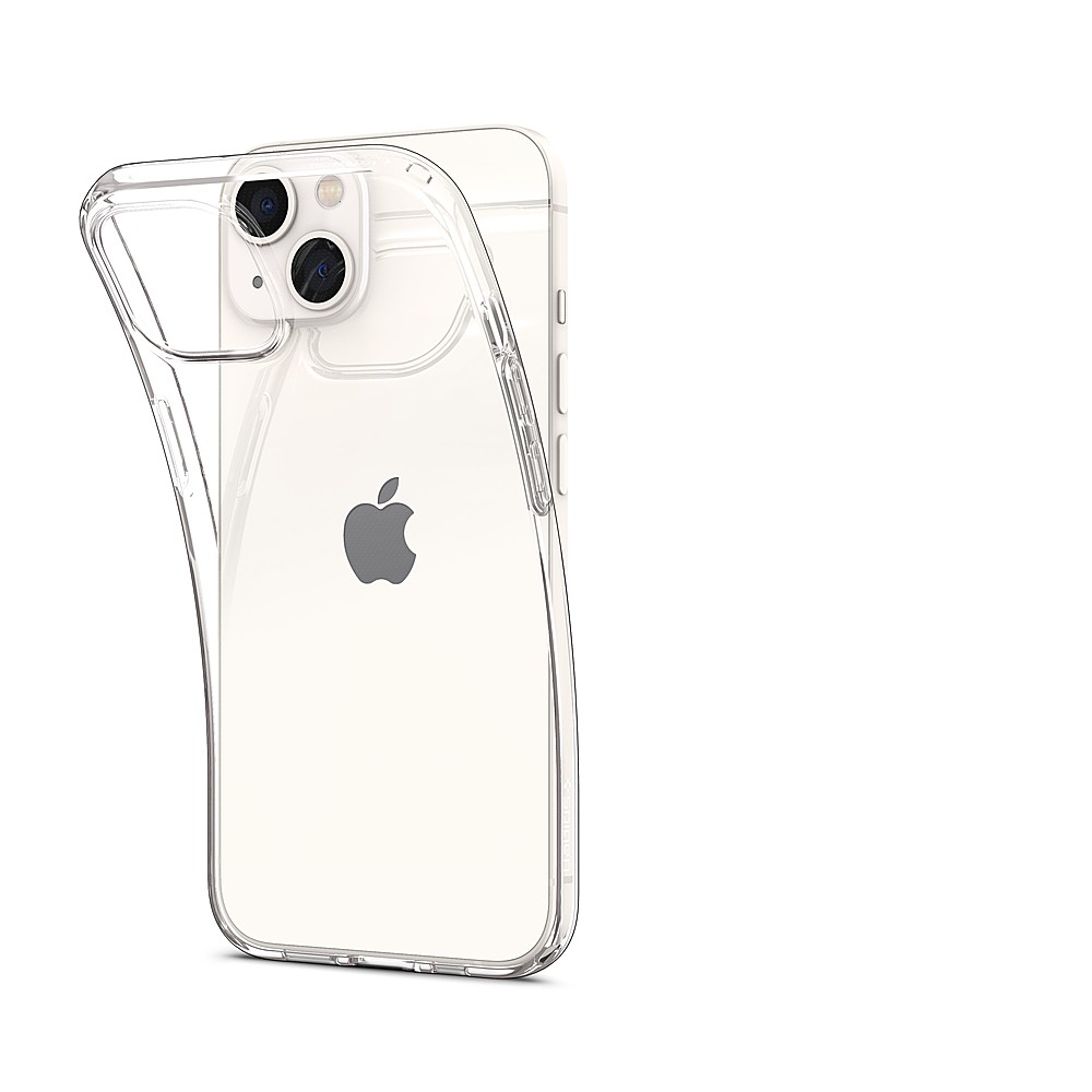 Funda Spigen Crystal flex (acs03557) para iPhone 13 (transparente) flexible  slim TPU