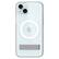 Front. Spigen - Slim Armor Essential S MagFit Case for Apple iPhone 15/14/13 - Crystal Clear.