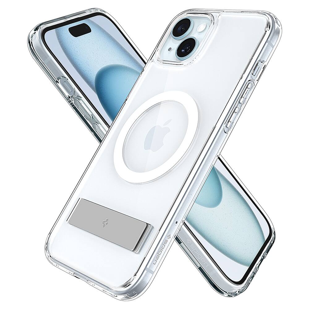 Alt View 3. Spigen - Slim Armor Essential S MagFit Case for Apple iPhone 15 Plus/14 Plus - Crystal Clear.