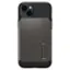 Front. Spigen - Slim Armor MagFit Case for Apple iPhone 14 Plus - Gunmetal.