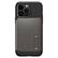 Front. Spigen - Slim Armor MagFit Case for Apple iPhone 14 Pro - Gunmetal.
