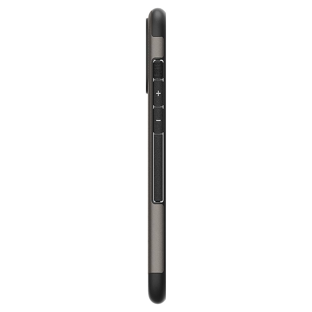 Alt View 2. Spigen - Slim Armor MagFit Case for Apple iPhone 15 Pro - Gunmetal.