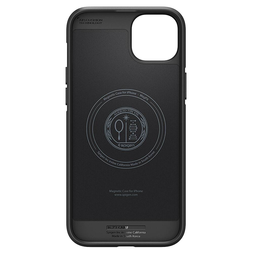 Left. Spigen - Core Armor MagFit Case for Apple iPhone 15 Plus/14 Plus - Matte Black.