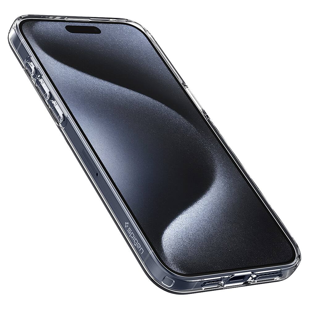 Alt View 11. Spigen - Crystal Flex Case for Apple iPhone 15 Pro Max - Crystal Clear.