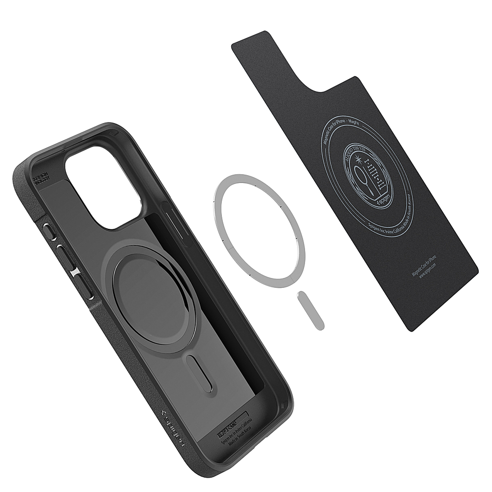 Optik Armor MagSafe Black Spigen iPhone 15 Pro Max