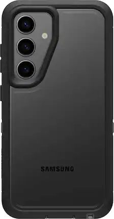Front. OtterBox - Defender Series Pro XT Hard Shell for Samsung Galaxy S24 - Dark Side.