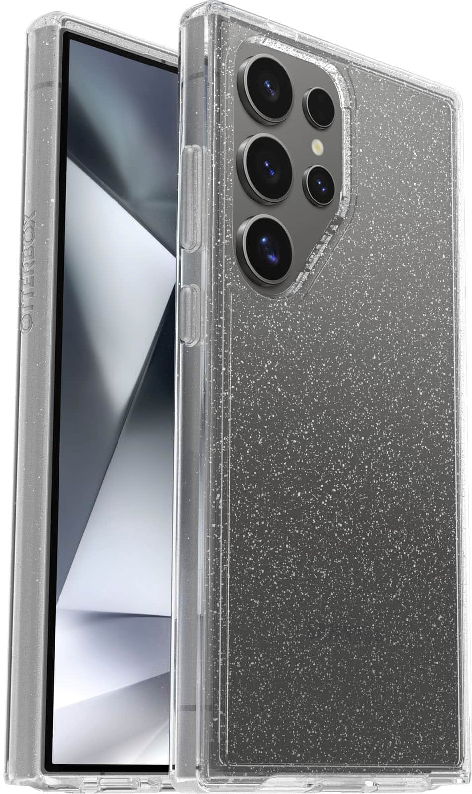 Left. OtterBox - Symmetry Series Hard Shell for Samsung Galaxy S24 Ultra - Stardust.