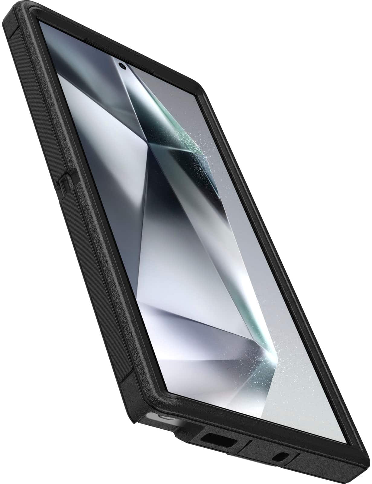 Alt View 1. OtterBox - Defender Series Pro Hard Shell for Samsung Galaxy S24 Ultra - Black.