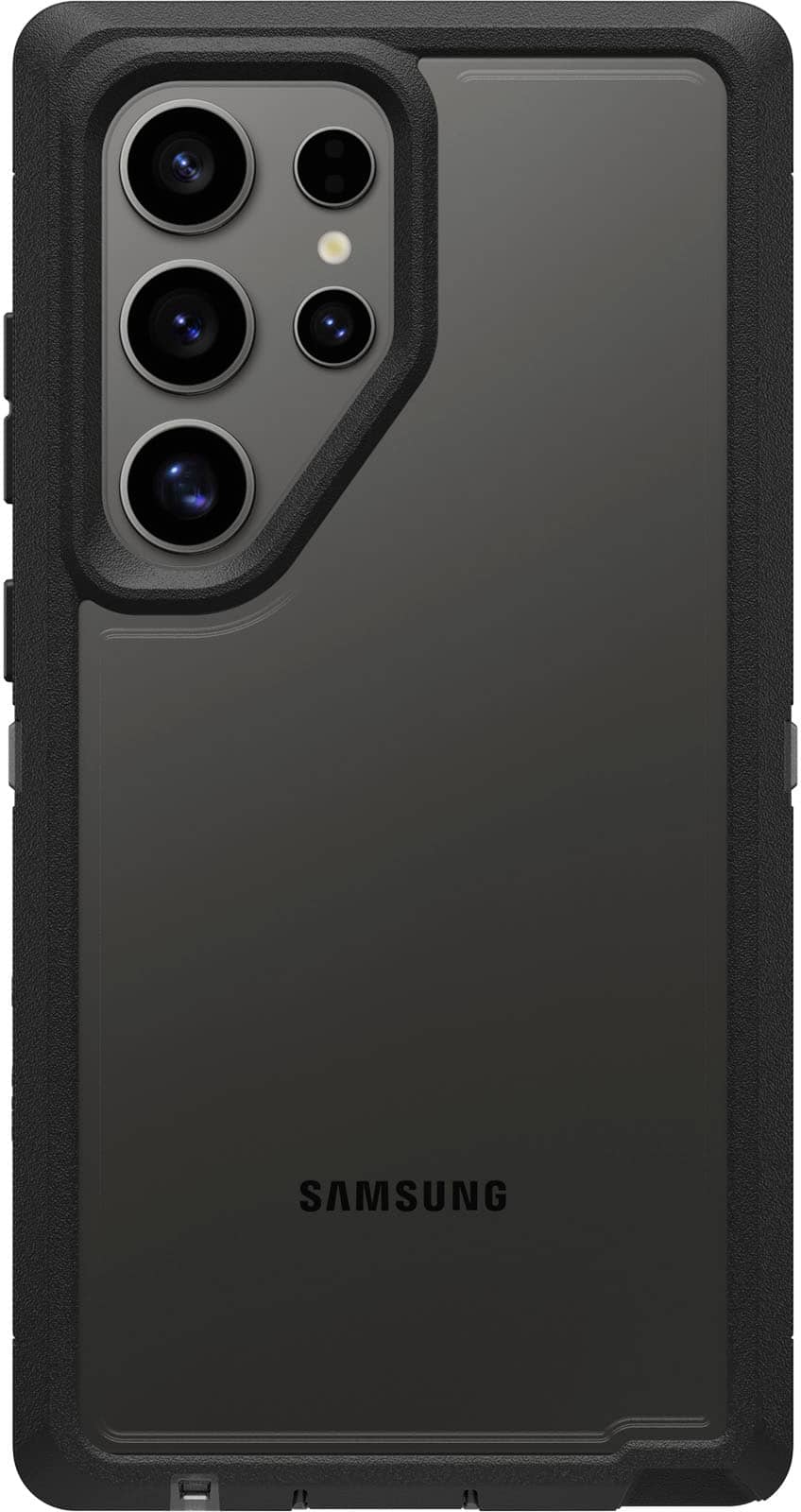 Front. OtterBox - Defender Series Pro XT Hard Shell for Samsung Galaxy S24 Ultra - Dark Side.