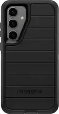 Front. OtterBox - Defender Series Pro Hard Shell for Samsung Galaxy S24+ - Black.