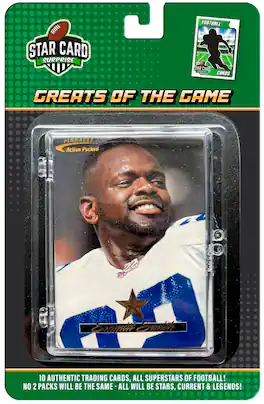 Evolution Sports Marketing - Greats of the Game NFL Football Star Card Blister Pack Version 1